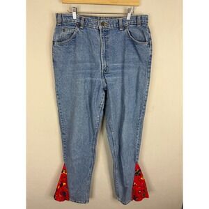 Vintage 70s Levis Women 34x32 Levis for Gals Orange Tab‎ Altered Flare Jeans
